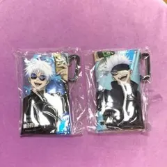 呪術廻戦　五条悟　クリアマルチケース　カラビナ