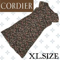 b62〚CORDIER〛 半袖 花柄 カットソー XLサイズのサムネイル