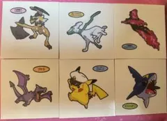【最安値】ポケモンパン デコキャラシール 2025 ６枚セット