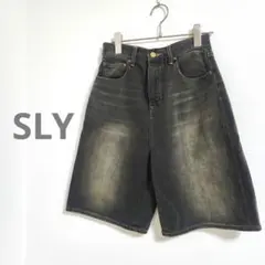 定価9592円SLY TRACY WIDE HALF PT-BE ハーフパンツ