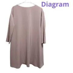 Diagram グレースコンチネンタル ワンピース ピンクベージュ