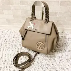 【希少⭐︎】TORY BURCH PEACE&LOVE 2wayショルダーバック