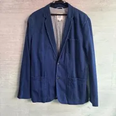 【タイムセール】GAP ネイビー ストライプジャケット Sのサムネイル
