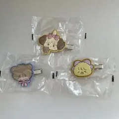 mikko　ぷっくりラバーヘアクリップ　ガチャガチャ　3個セット
