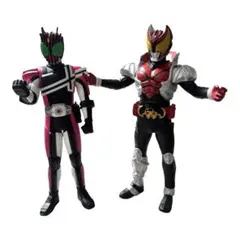 平成仮面ライダー10周年組立式DXソフビフィギュア ディケイド＆キバ 2種セット