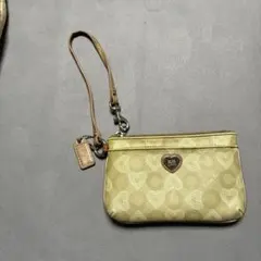 コーチハート柄 コインケース