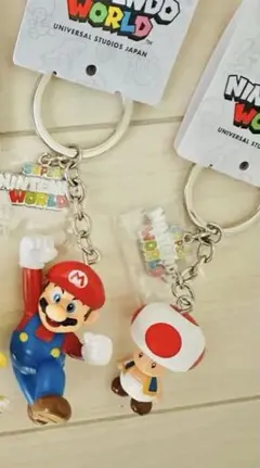 USJスーパーニンテンドーワールド マリオ キノピオ キーホルダー