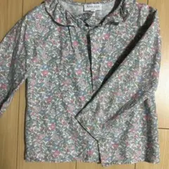 Amaia 花柄 長袖シャツ 4Y リバティ　フリル襟