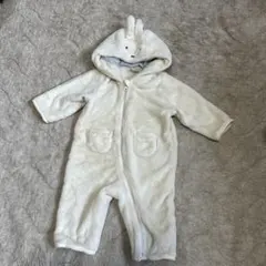 petit main ミッフィーフードロンパース 70