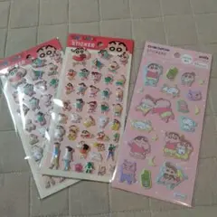 クレヨンしんちゃんシール3点セット
