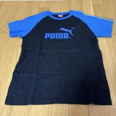 PUMA ラグランスリーブ Tシャツ 青/黒