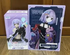 新品未開封 紫宮るな スケールフィギュア クリアファイル セット gigo限定