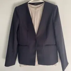 ジャケットブラウスセット CLOSSHIBiz ネイビー