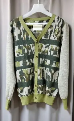 ホワイトマウンテニアリング13aw　カモフラ柄　カーディガンのサムネイル