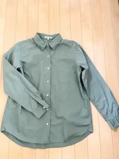 ★GLOBAL WORK★長袖シャツ★Ｌサイズ★カーキ★美品★
