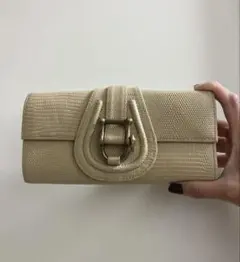 TOFF&LOADSTONE ベージュの長財布 ベージュレザー ゴールド金具のサムネイル