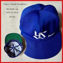 東京ヤクルトスワローズ ベースボールキャップ ツバ裏グリーン 80s 90sのサムネイル