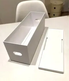 PPファイルボックス1/2サイズ　ふたセット　ケーブルボックス