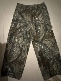 リアルツリー柄 カーゴパンツ