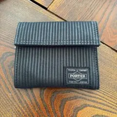 【新品未使用】PORTER ポーター ドローイング 財布 三つ折り