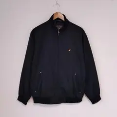 ★【古着】Golden Bear(ゴールデンベア)　ハリントンジャケット　L　黒のサムネイル