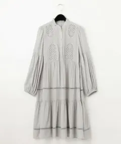 グレースコンチネンタル ピンタックカットワークチュニック ダイアグラム