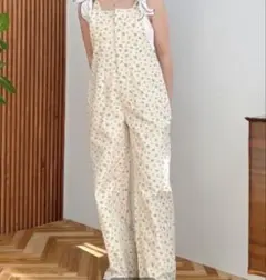 ジュメロ　花柄サロペットのサムネイル