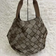 マンハッタナーズ　ハンドバッグ　総柄　マグネット