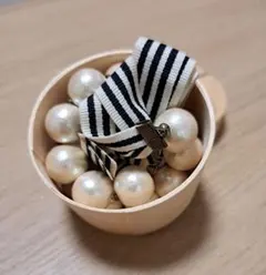 コットンパールネックレス