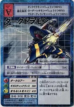 希少】旧デジモンカード メタルティラノモン Bo-133 1999年製 - メルカリ