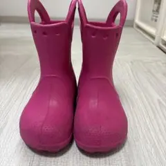 crocs キッズ長靴 ピンク　キッズ