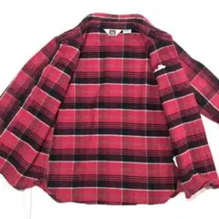 BEN DAVIS チェック柄ネルシャツ S　赤