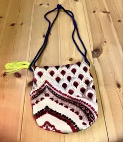 美品　モロッカンサロンポシェット