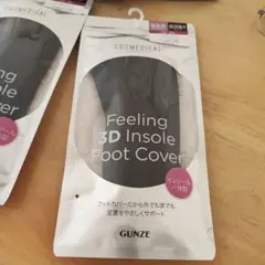 グンゼ　インソールフットカバー　2足セット