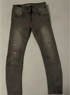 【新品】ZARA スキニージーンズ ブラック 36(M) 26(W)