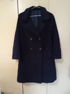 ３L　ネイビー コート　大きいサイズ