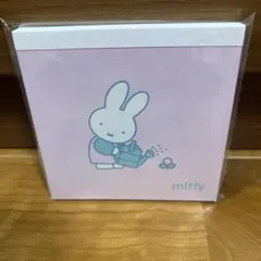miffy ミッフィー メモパッド スクエア flower