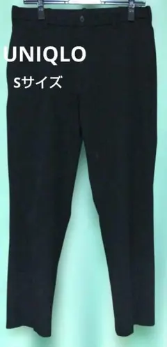 UNIQLO EZYアンクルパンツ 2WAYストレッチ ブラック S