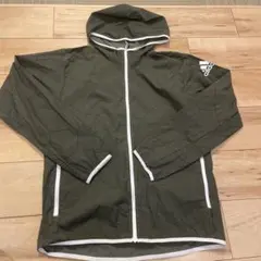 adidas カーキ　ドット柄 ジャケット