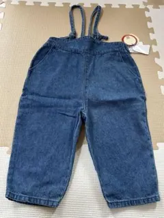 新品 テータテート ママコラボ デニムサロペット