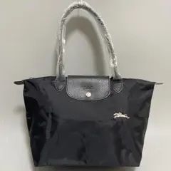 未使用 自宅保管ロンシャン ル プリアージュ クラブ トートバッグ　ブラック