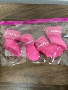 Ha.Guai 펫 레인부츠 핑크 사이즈 S