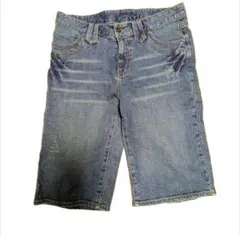 デニムショートパンツ レディース 大きいサイズ ウエスト76cm ヒップ99cm