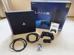 PS4 Pro 本体 + コントローラー + ケーブル