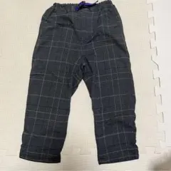 プティマイン　チェック　長ズボン　100