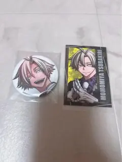 桃源暗鬼 桃宮唾切・桃際右京・桃井戸颯 缶バッジ コミケ c107 秋田