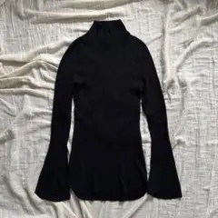 ユニクロ マメクロゴウチ コラボ 3Dリブハイネックセーター リブニット