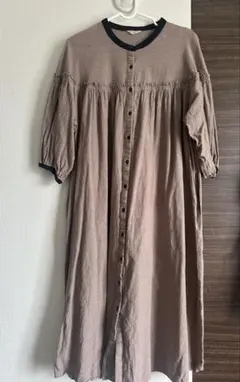 sm2 サマンサモスモス2 Samansa mos2 配色ギャザー ワンピース