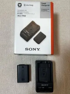 【未使用】SONY ソニー トラベルチャージャーキット ACC-TRW Amazon.co.jp: ソニー(SONY) カメラ用バッテリー+チャージャー