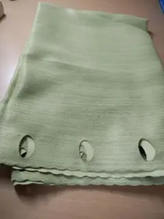 防炎加工 ライトグリーン カーテン